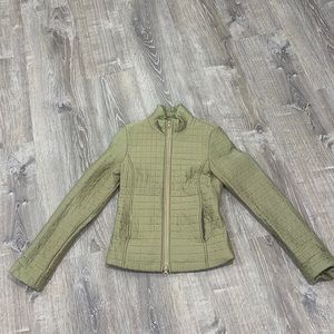 Tan Equestrian Quilted Jacket